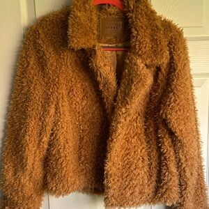 Blank NYC Cozy Tan Teddy Jacket